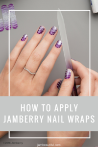 How to apply Jamberry nail wraps
